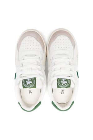 white leather sneakers PALM ANGELS KIDS | PBIA014F23LEA00010155